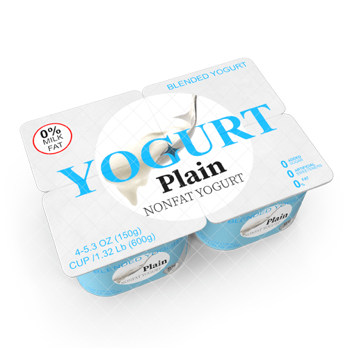 Vasetti di yogurt ispezionati - Macchinari raggi X buste